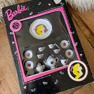 1994 Chilton 35th Anniversary Barbie Miniature Nostalgic China Tea Set COA